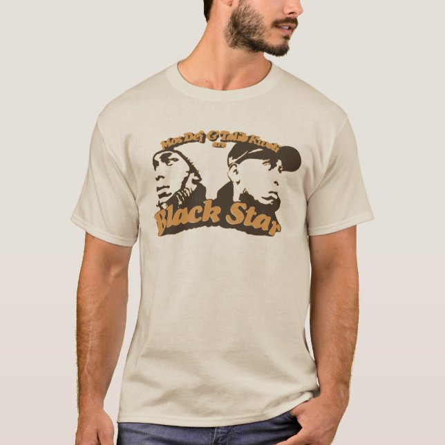 Camiseta Black Star 80s/90s Hip Hop Rap Music Duo (Frente)