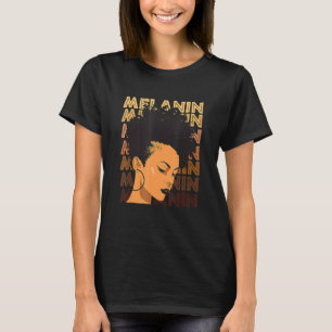 Camiseta Black Strong Girl Afro Love Melanin African Americ