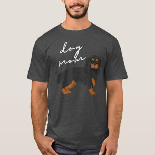 Camiseta Black & Tan Cavalier King Charles Spaniel Mãe