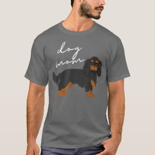 Camiseta Black & Tan Cavalier King Charles Spaniel Mãe