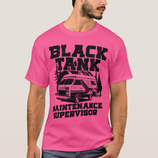 Camiseta Black Tank Maintenance Supervisor Funny RV Dad Fat