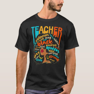 Camiseta Black Teacher Educator Magic Africa Proud History