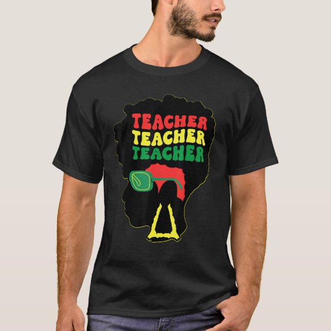 Camiseta Black Teacher Queens Melanin Women Sista Teachers  (Frente)