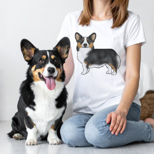 Camiseta Black Tricolor Pembroke Welsh Corgi