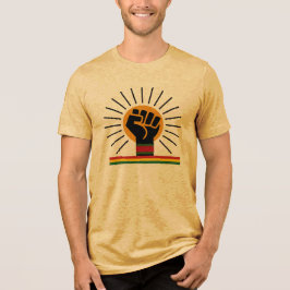 Camiseta Black Unity Power Fist Rising Sun Tee