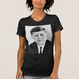 Camiseta Black & White JFK John F. Kennedy