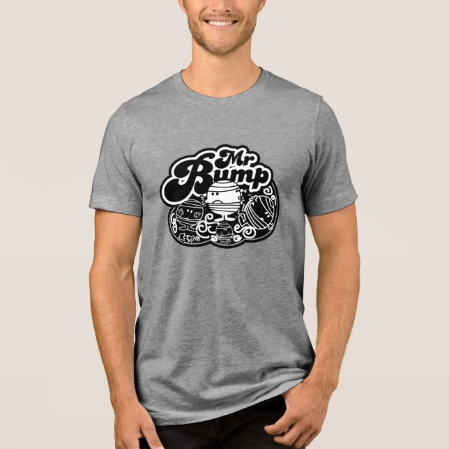 Camiseta Black & White Mr Bump (Frente)