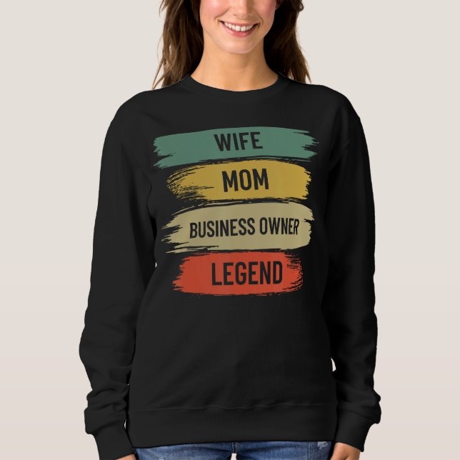 Camiseta Black Wife Mom Business Owner CEO Entrepreneur Wom (Frente)