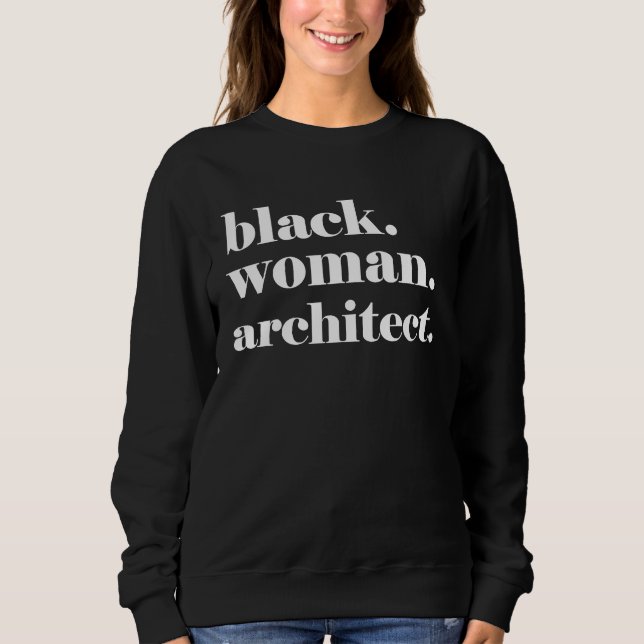 Camiseta Black Woman Architect African American Women Archi (Frente)