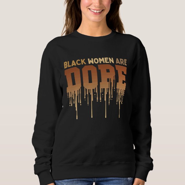 Camiseta Black Women Melanin Black History Month Pride (Frente)