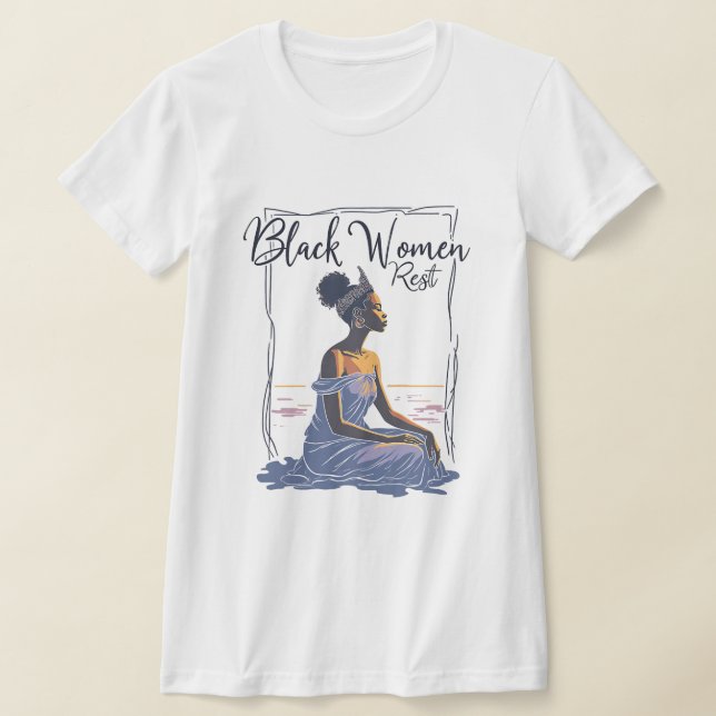 Camiseta Black Women REST (Postura )