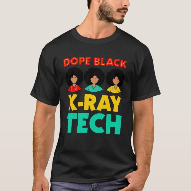 Camiseta Black XRay Tech Week Melanated Black History Xray  (Frente)