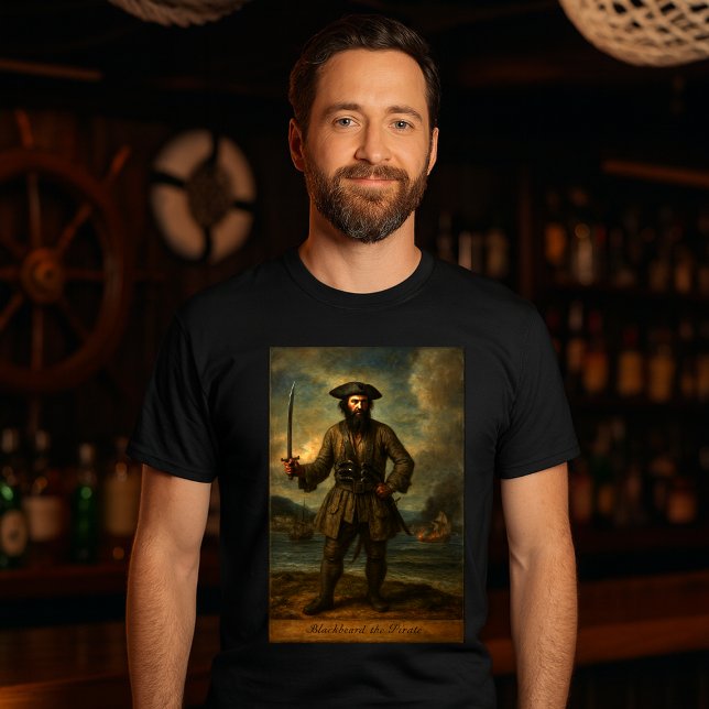 Camiseta Blackbeard The Pirate (Criador carregado)