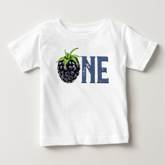 Camiseta Blackberry ONE Primeiro Aniversário (Frente)