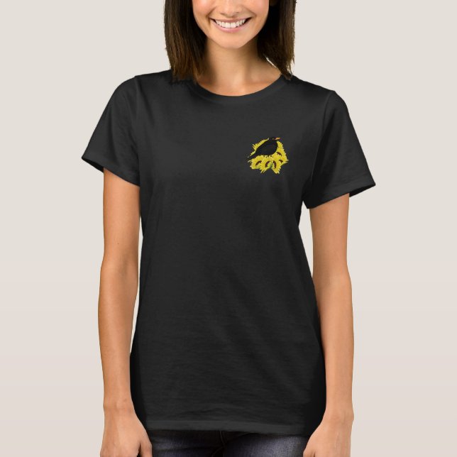 Camiseta Blackbird Bird Sunflower Bird Birdwatcher Biologis (Frente)