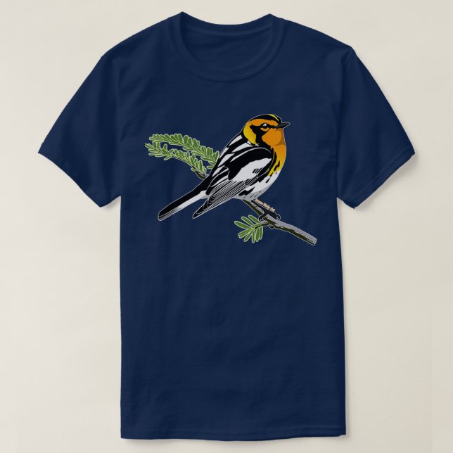 Camiseta Blackburnian Warbler (Frente do Design)