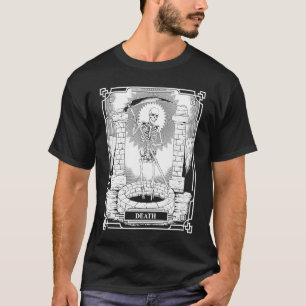 Camiseta Blackcraft Bruxa Esqueleto Morte Ceifador Sombrio