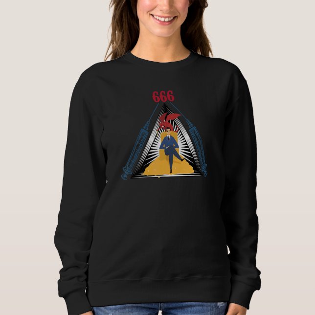 Camiseta Blackcraft Satanic Occult Gótico 666 2 (Frente)