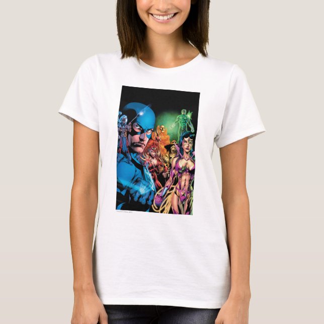 Camiseta Blackest Night Comic Panel 2 - Cor (Frente)