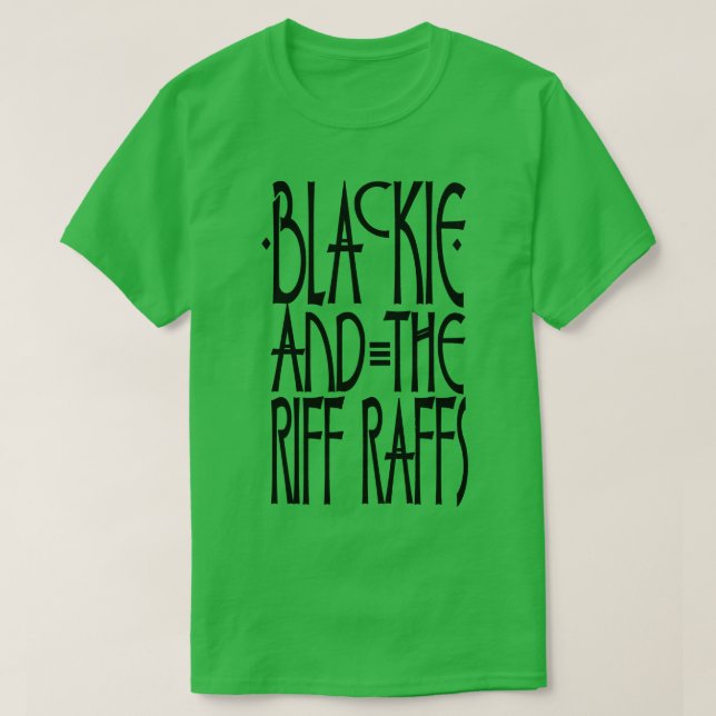Camiseta Blackie e o Riff Raffs (Frente do Design)