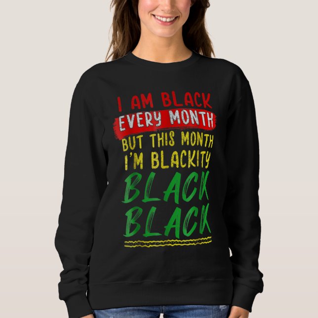 Camiseta Blackity Black Every Month Black History BHM BLM A (Frente)