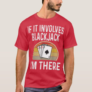 Camiseta Blackjack Card Game Night Se Envolver Blackjack