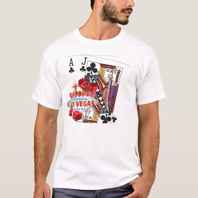 Camiseta Blackjack & Dice Las Vegas Shirt (Frente)