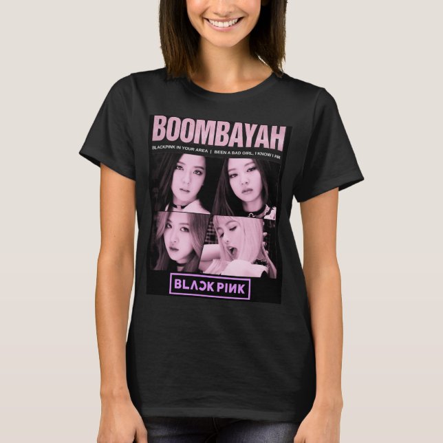 Camiseta BlackPink BoomBayah (Frente)