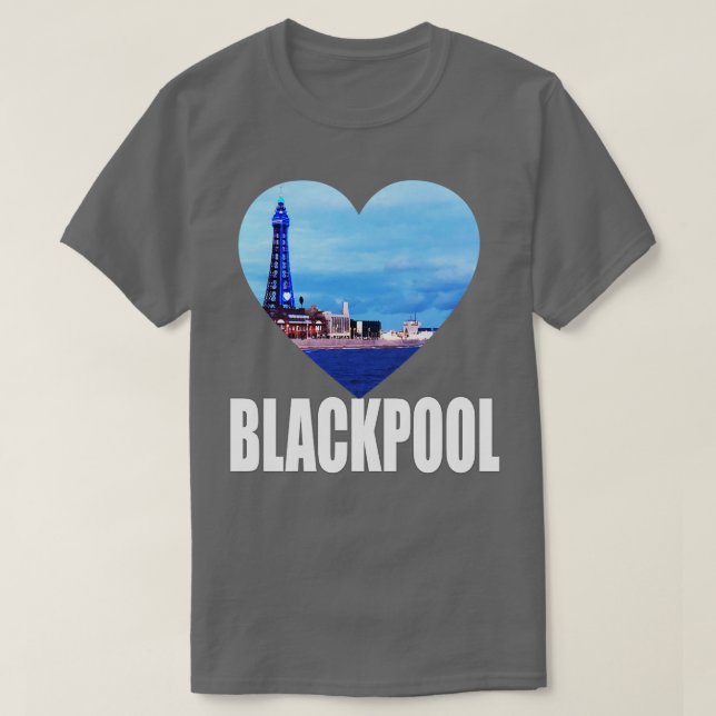 Camiseta Blackpool Tower England Gift (Frente do Design)