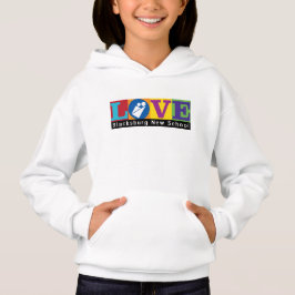 Camiseta Blacksburg New School Merch Capuz de Jovem