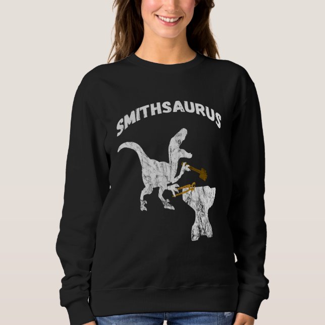Camiseta Blacksmith Dinossauros Tongs Blacksmithing T Rex D (Frente)