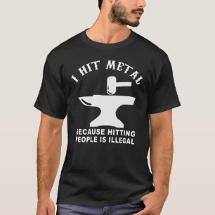 Camiseta Blacksmith Iron Forging Knife Bladesmithing Forger