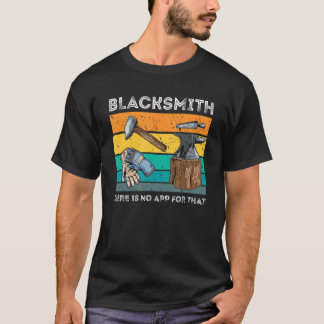 Camiseta Blacksmith Sem Aplicativo Para Aquele Metal De For