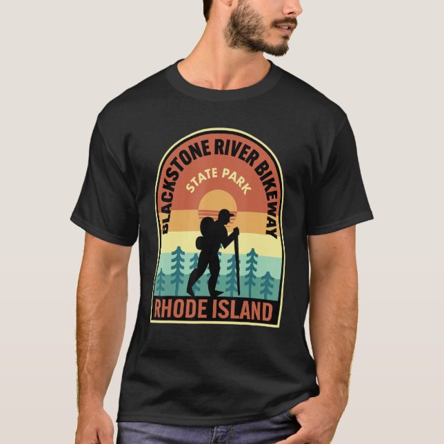 Camiseta Blackstone River Bikeway State Park Rhode Island H (Frente)