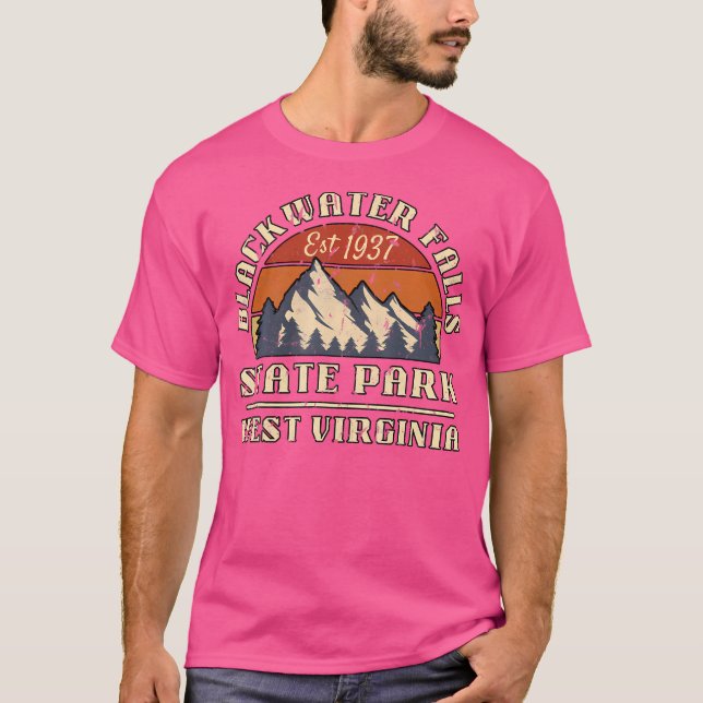 Camiseta Blackwater Falls State Park West Virginia Mountain (Frente)