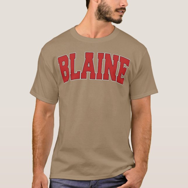 Camiseta Blaine Wa Washington Varsity Style Usa Sports fami (Frente)