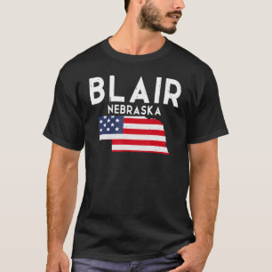 Camiseta Blair Nebraska State America Viagem Nebraska