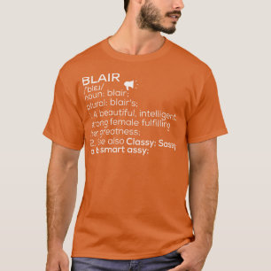 Camiseta Blair Nome Blair Definição Blair Nome feminino Bla