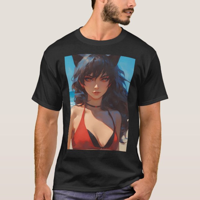 Camiseta Blake Belladona - Rwby (Frente)