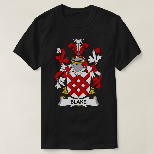 Camiseta Blake Coat of Arms  Family Crest  (Frente do Design)