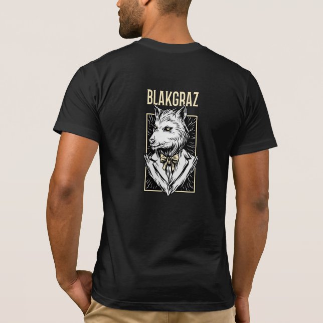 Camiseta Blakgraz Werewolf Portrait Hoodie (Verso)