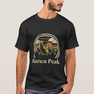 Camiseta Blanca Pico Montanhas Colorado Caminhando ao Exter