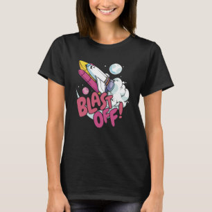 Camiseta BLAST OFF Rocket Up to Space Astronauta