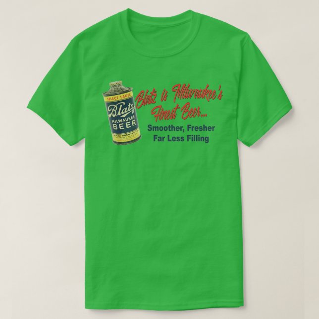 Camiseta Blatz Beer Design (Frente do Design)
