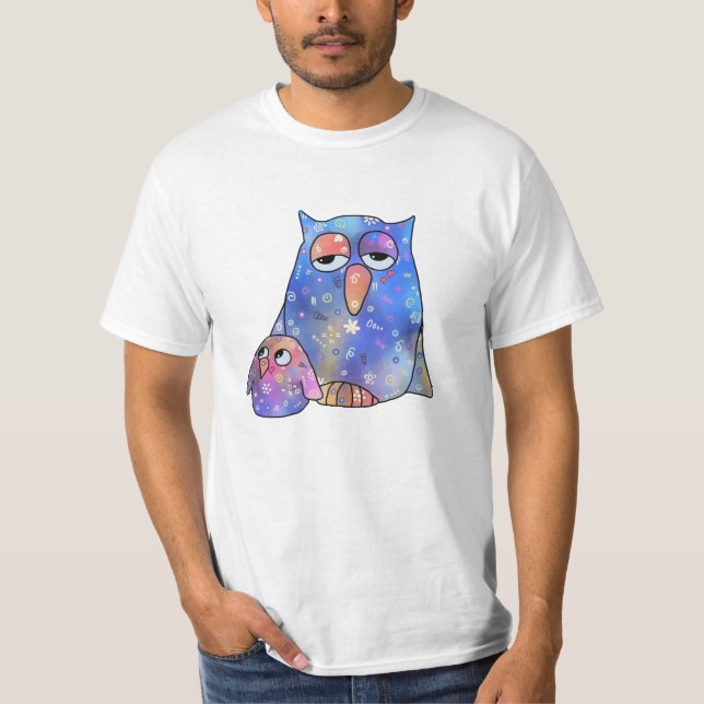 Camiseta Blaue Eule (Frente)