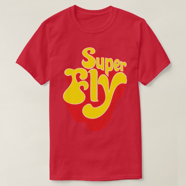 Camiseta Blaxploitation Super Fly 1972 v10 (Frente do Design)