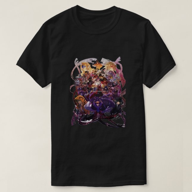 Camiseta Blazblue All Characters Classic (Frente do Design)