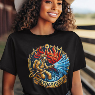 Camiseta Blaze Heroico de Combate a Bombeiros