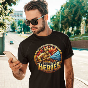 Camiseta Blaze Heroico de Combate a Bombeiros