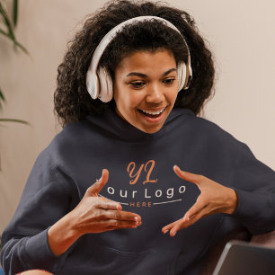 Camiseta Blazer Simples Frente +Impressão Atrás logotipo Em